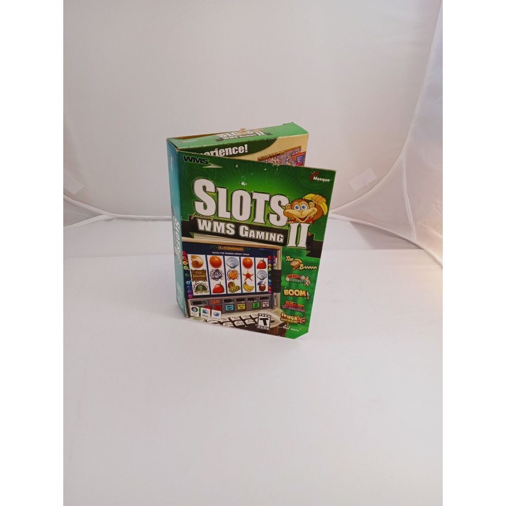 Slots II Featuring WMS Gaming 2 (PC, 2007) 🎰🦥